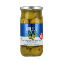 GRESOS- זית ירוק ללא גלעין עם שקד