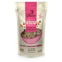גרנולה ללא תוספת סוכר עם שקדים ופירות יבשים 850 גרם - רפאלס