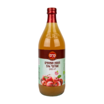 חומץ תפוחים אורגני לא מסונן 1 ליטר - הכרם