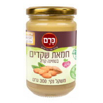 חמאת שקדים בטחינה קרה 300 גרם - כרם