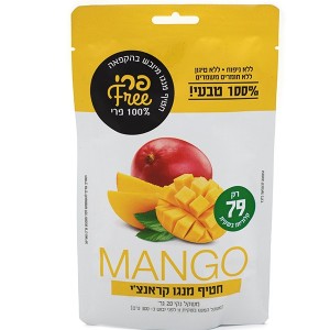 חטיף מנגו קראנצ׳י 100% פרי