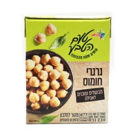 גרגירי חומוס מבושלים ומוכנים לאכילה 230 גרם - טעם הטבע