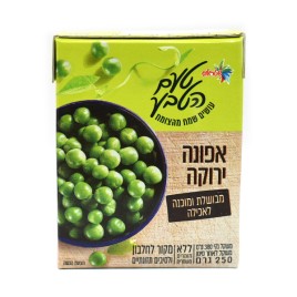 אפונה ירוקה מבושלת מוכנה לאכילה 230 גרם - טעם הטבע