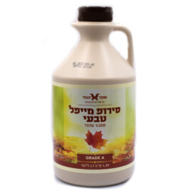 סירופ מייפל טבעי 1 ליטר - שקד תבור