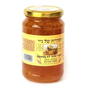 דבש טהור מפרחי שיזף 500 גרם – הכוורת של ניר