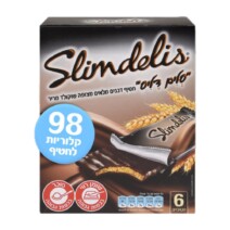 חטיף דגנים מצופה שוקולד מריר - סלים דליס
