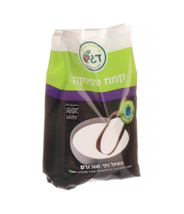 קמח טפיוקה ללא גלוטן 500 גרם-דגש