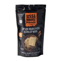 קרקרים מקמח שקדים מועשרים בחלבון 120 גרם- Less&More